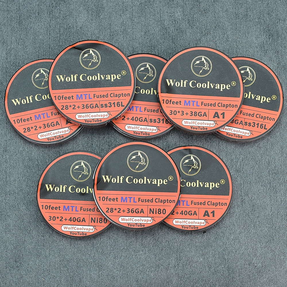 10 pieds NI80/A1/SS316L MTL ré - Clapton Wire Pre Built avis et prix